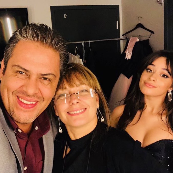 Camila with her family