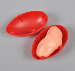 Plastic egg Silly Putty,