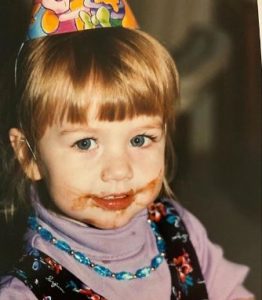 The childhood picture of Katherine McNamara