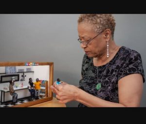Karen Collins, the founder of African American Miniature Museum
