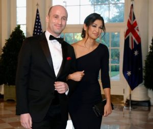 Katie Waldman on the day of her wedding with Stephen Miller at the Trump White House International on 16th February 2020