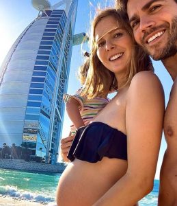 Marc Clotet and natalia sanchez about to welcome their second baby