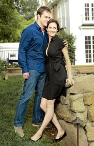 kyle bornheimer with his wife shannon Ryan 