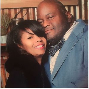  Lavell Crawford with his Wife, Deshawn Crawford, 10th Anniversary 