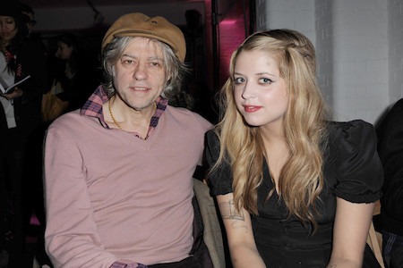 Peaches Geldof and Bob Geldof