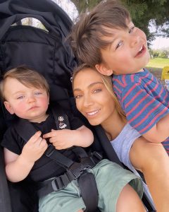 Naida Bartel with her sons