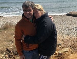George Stephanopoulos with his wife, Alexandra Wentworth