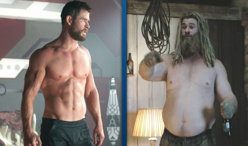 Insights of Avenger: Endgame Movie: Chris Hemsworth Fat Thor Transformation