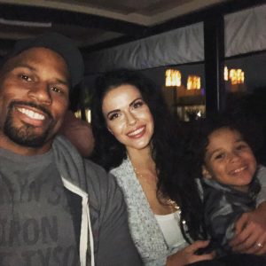 Siliana Gaspard with her late husband, Shad Gaspard, and son Aryeh. Instagram@silianagaspard 