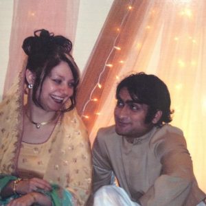 Kumail Nanjiani with his wife, Emily V. Gordon, Instagram
