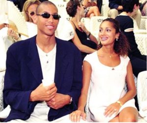 Reggie Miller with his ex-partner, wife, Marita, Source: Pinterest