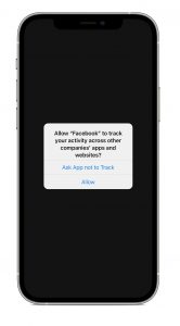 App tracking request popup