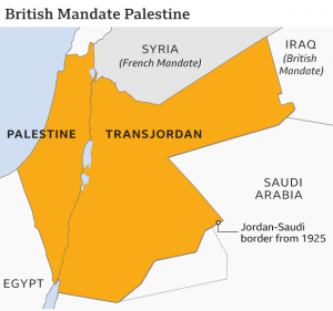 Map of British Mandate Palestine