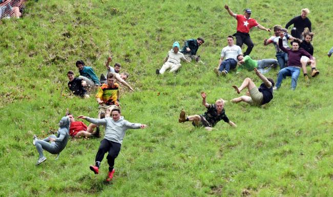 Cheese rolling game: The most stupid game ever?