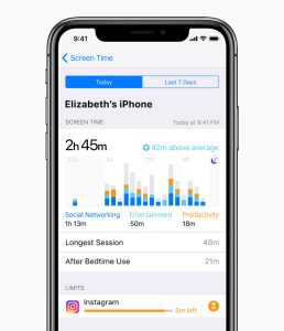 screen time app on iphone