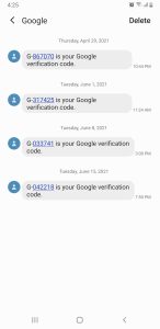 Google's Two factor authentication to avoid hacks