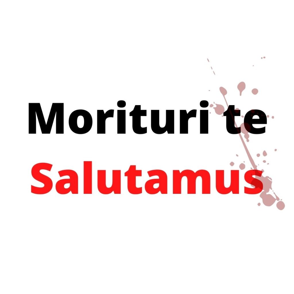Members would pass beneath a ladder and a banner saying "Morituri te Salutamus," Latin for "Those of us who are going to die salute you," before sitting down for a 13-course supper.